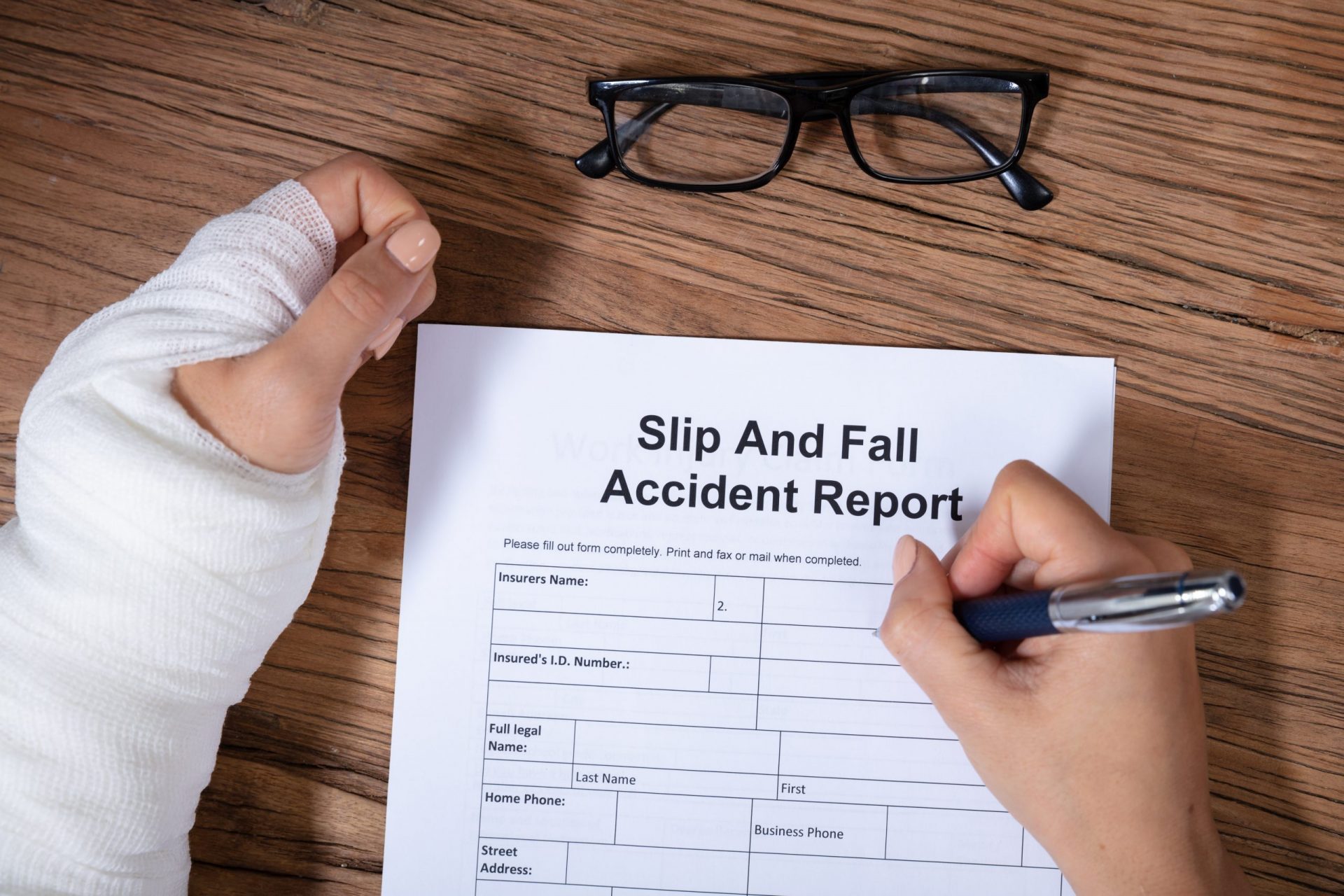 Slip and Fall Injuries on Private Property